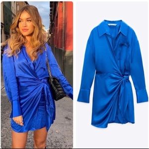Modern silk dress! From Zara is beautiful!